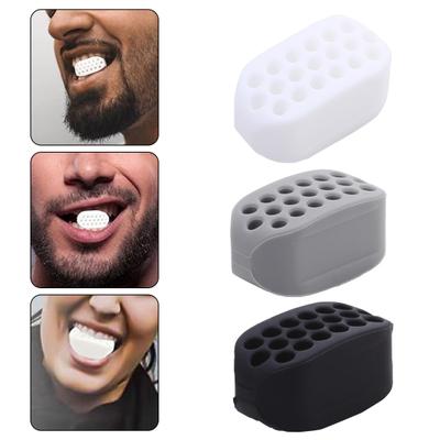 4 шт., силиконовый тренажер для челюсти, портативный для мужчин и женщин, для укрепления мышц лица, укрепитель челюстных костей, формирователь челюсти, тренажер