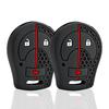 3 Кнопки Для Nissan March Tiida Altima Armada Cube Juke Maxima Pathfinder Rogue Sentra Versa Пульт Силиконовый Чехол-Крышка для Ключа