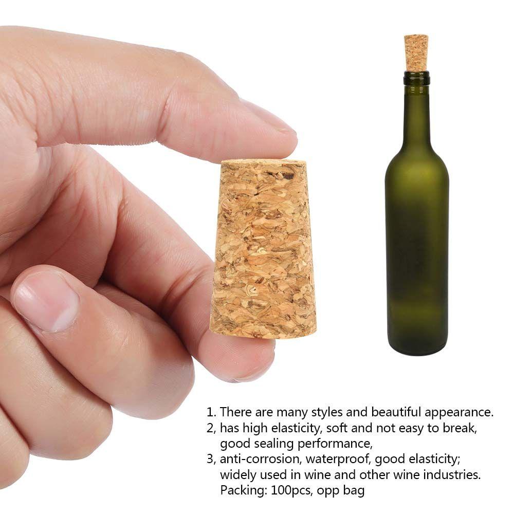 10pcs Barware Wine Cover Wooden Bar Tools Bottle Stopper Wood Corks Wine Bottle Cover Corks Stopper