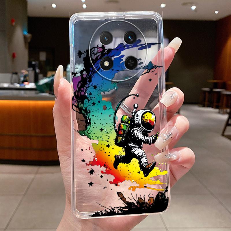 Case For Honor X9C 5G X 9C Casing Clear Luxury Flower Butterfly Soft TPU Silicone Back Cover Funda for Honor X60 X 60 Pro Capa