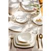 Belinda 60 Piece Half Square Dinner Set For 12 People