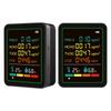 Измеритель качества воздуха 6 в 1 CO2 TVOC HCHO PM2.5 Температура Влажность Детектор Тестер Внутренний Портативный