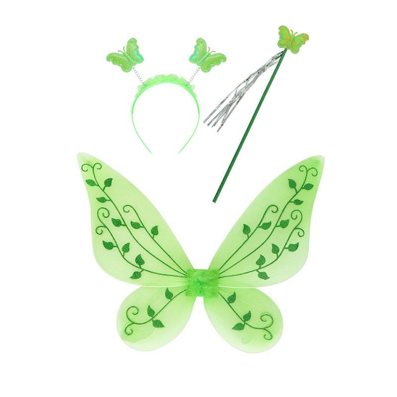 Children's Tinker Bell Fairy Princess Dress Polyester Fiber Fabric Perfect For Kids' Halloween Cosplay 80-150cm