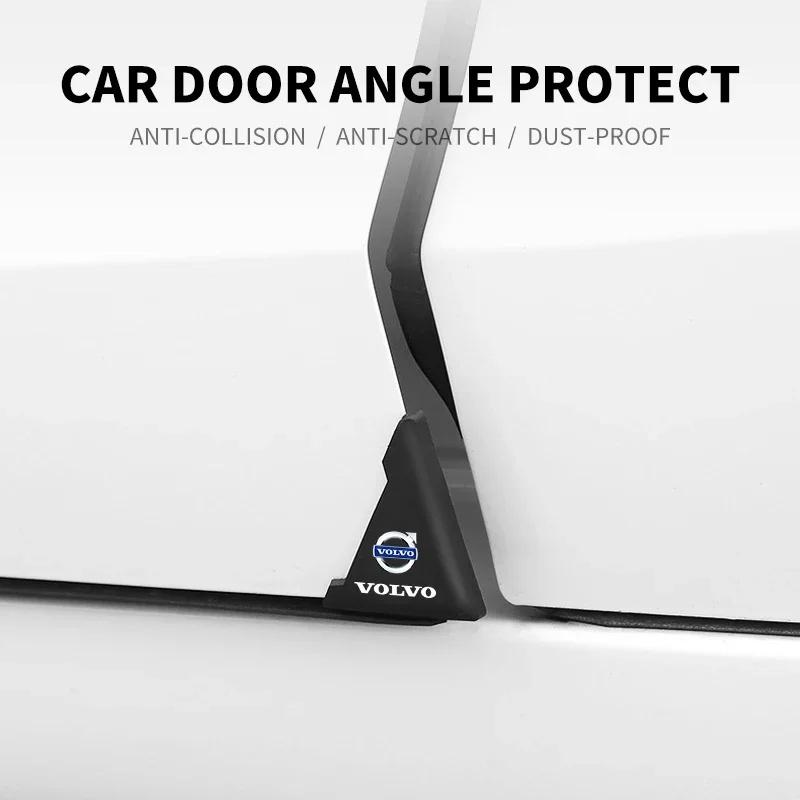 2/4Pcs Shockproof Car Door Corner Protector for Volvo XC40 XC60 XC90 S60 S90 V50 V70 V90 V60 V40 S80 EX30 EX90 C40 T5 T6 FH FMX
