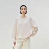 LESS 2025 Spring Loose Round Neck Long Sleeve Pullover Sweater
