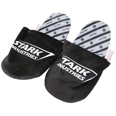 Moripiro Marvel Iron Man дорожные переносные тапочки со шнурком складные тапочки комнатные туфли черные 20 см x 25 см официальные товары персонажей Disney