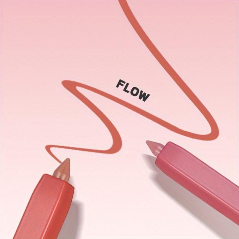 12pcs/Set Matte Lip Liner Set Waterproof Not Easy To Smudge Lip Outlining Pencil Bite Lip Makeup Lip Pencil Lipstick Pen with Roller Pen Knife