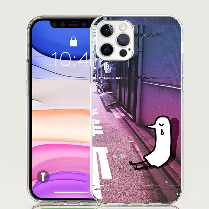 Чехол для телефона Oyasumi Punpun для iPhone 17 Air 16 15 Plus 11 14 Pro Max 13 Mini 12 7 8 + SE Узор Арт Индивидуальный Чехол 17 Air 16