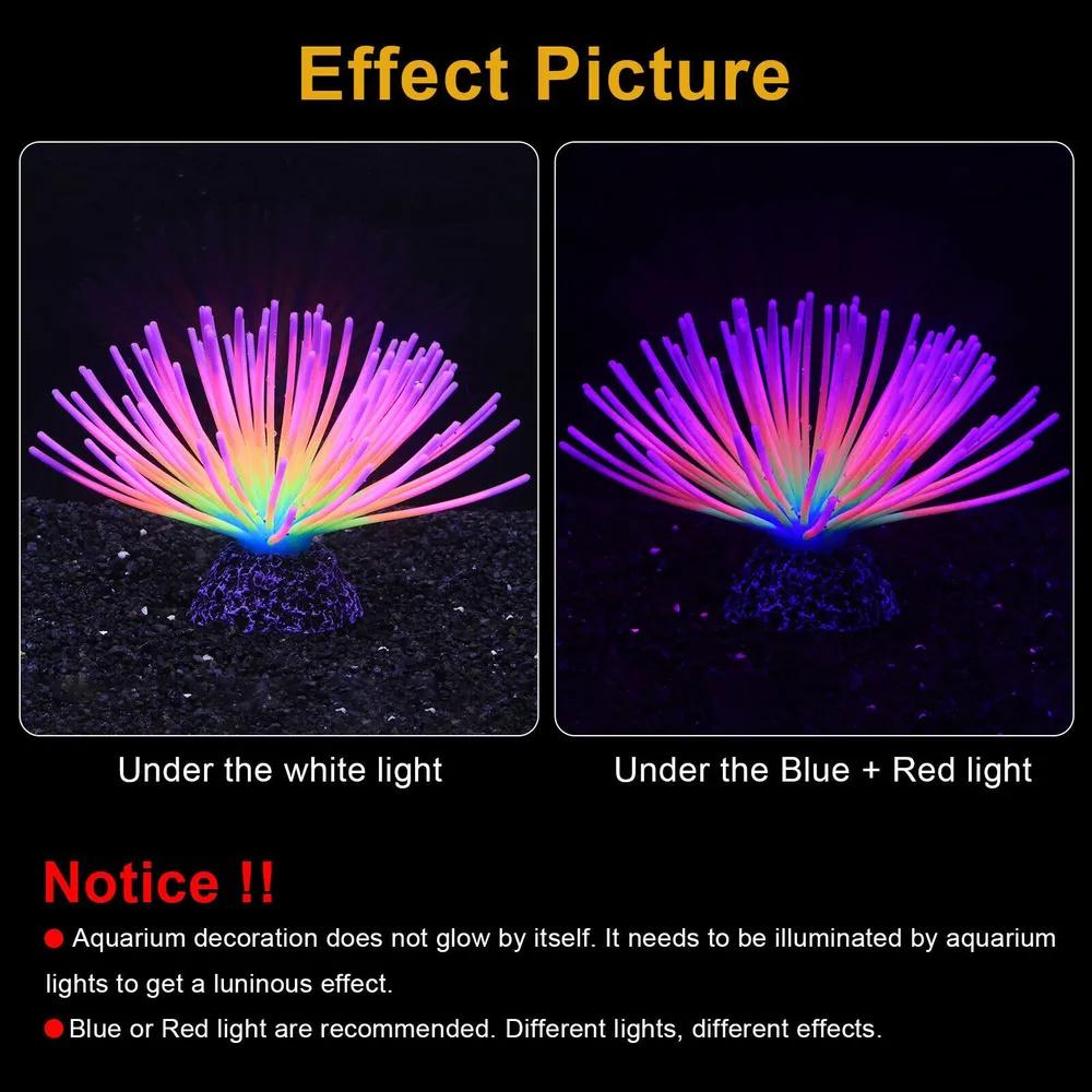 Аквариумный аквариум Ландшафтное украшение Искусственные водные растения - Силиконовая имитация Коралл Шарики морского ежа