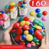 Round Color Magnetic Clips: Strong Magnetic Stickers for Blackboards and Whiteboards.