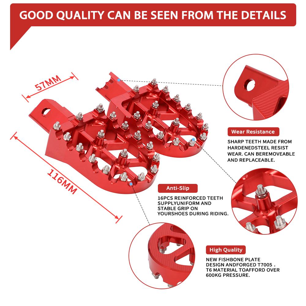 Мотоциклетные подножки Универсальные CNC Цветные Подножка Подножки Для HONDA CRF XR 50 70 110 M2R SDG DHZ SSR KAYO Питбайк