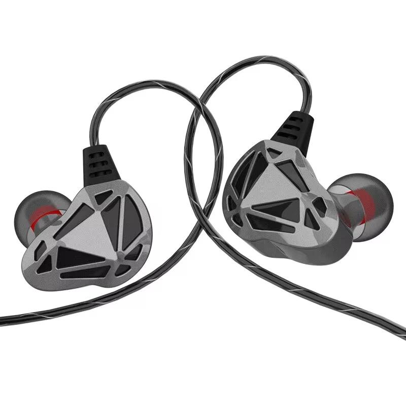 QKZ AK7 Медный драйвер HiFi Проводные наушники Спортивная гарнитура Бас Стерео Супер чистая Игровая гарнитура Музыкальные вкладыши с микрофоном