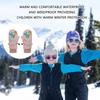 Winter Mittens Warm Snow Gloves Printed Dinosaur Gloves for Boy Girl Students Windproof Thermal Gloves Mitts