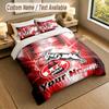 Bedding Set 1 Duvet Cover 2 Pillowcases FC Köln Print Soft Bed Linen Bedroom Decor