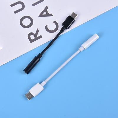 Порт адаптера Usb-C типа C к 3,5 мм Aux аудиоразъему для наушников, кабелю для наушников