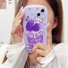 Wave Edge Silicone Case for Oppo A58 A78 A38 Samsung A54 A34 A24 A14 iPhone 15 14 Redmi Note 12 11 10 Infinix Note 30 Funda Milk Tea Bear Bunny Cover
