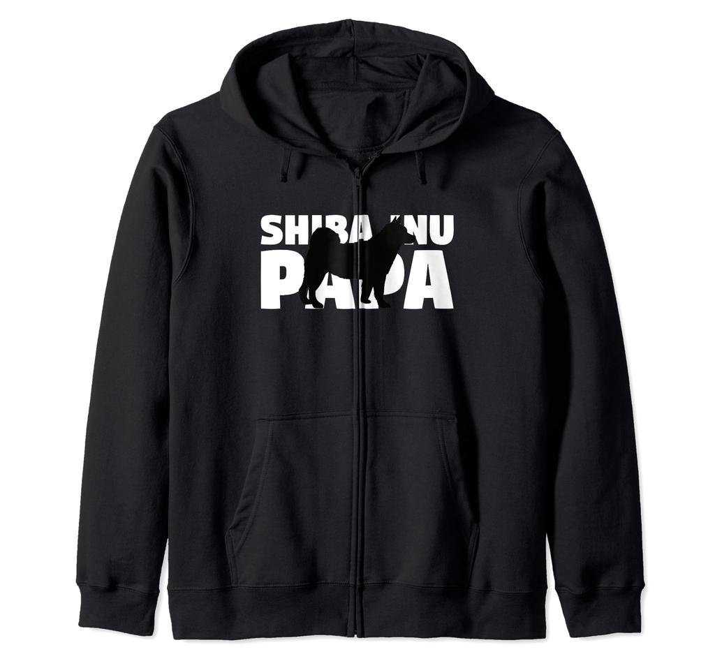 Shiba Inu Gift Dog Dad Shiba Inu Dad Zip Hoodie