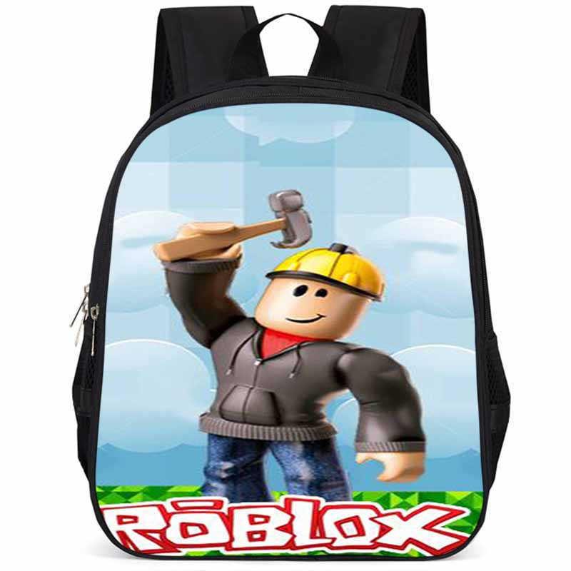 Школьный рюкзак Roblox большого объема, легкий, из Оксфордской ткани, для детей, мальчиков, девочек