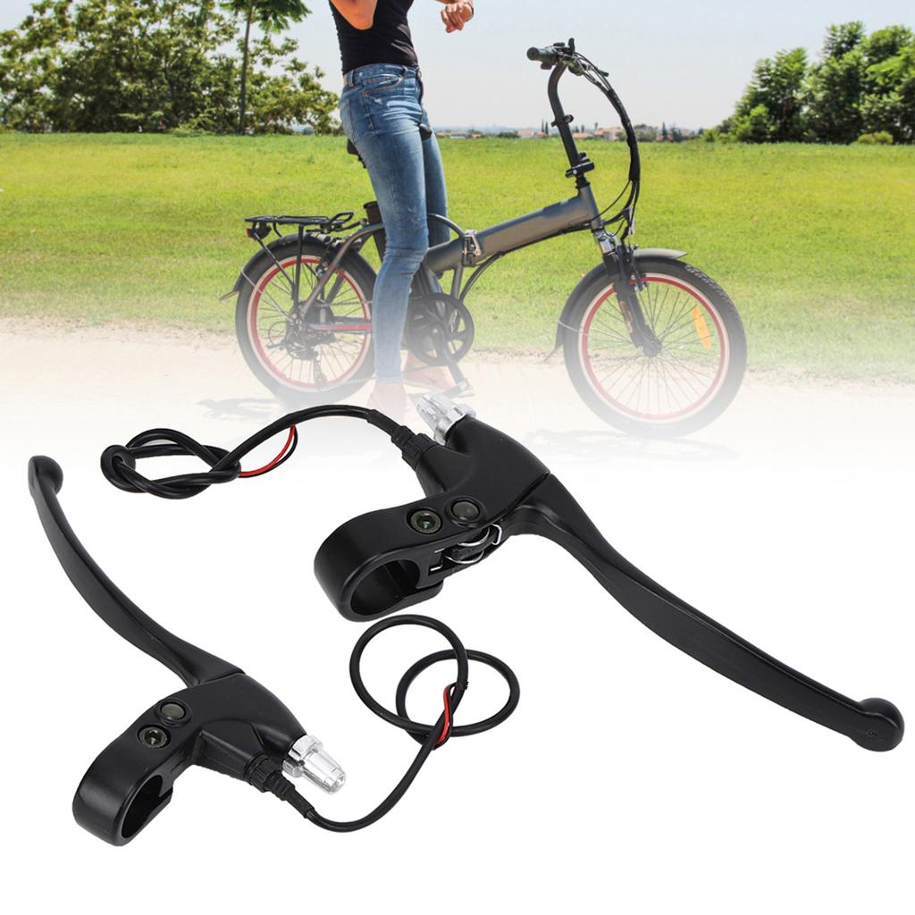 Pair of Aluminium Thicken Brake Lever Handle for Electric Bicycle Scooter Bike