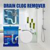 Fast Actings Drain Solution Sink Drain Powder Removes Grease Hair and Other Blockages with Ease for Home Restaurants