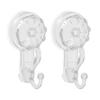 1/2/3/4Pcs Transparent Suction Cup Hooks Strong Load-bearing Easy To Install Removable Heavy Duty Vacuum Suction Cups with Hooks