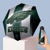 Philadelphia Eagles Напечатанные 5?Сложить Мини-зонт 8?Складной ветрозащитный зонт с ребрами для женщин, карманный