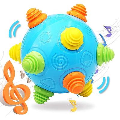 Музыкальный погремушка-прыгун для малышей, 3-6 лет - Танцующий, с неровностями, интерактивными звуками, сенсорное обучение, подарок для малышей