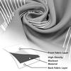 2025Серебряные Волнистые Шторы Высокоточные Светонепроницаемые Шторы Гостиная Защита от Солнца Теплоизоляционные Шторы