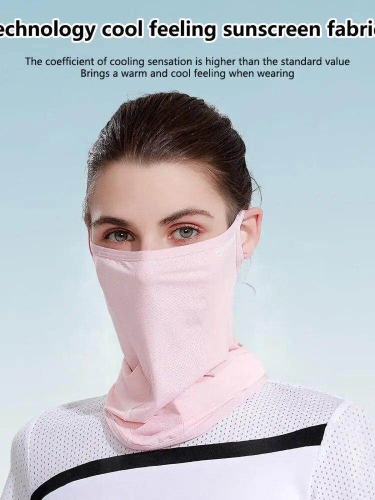 Набедренная повязка на шею с ушными петлями для рыбалки, пешего туризма, бега, езды на велосипеде, гольфа, лицевая крышка