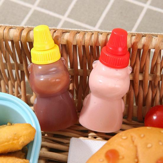 2 шт., сохраняющие свежесть, компактный размер, полезная креативная форма, мини-бутылочки для приправ, банки для заправки салатов, бутылки для соуса
