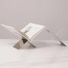 Simple Bookshelf Ornaments Storage Magazine Rack Sales Office Model Room Book Metal Newspaper X-shaped Display Rack Decoration