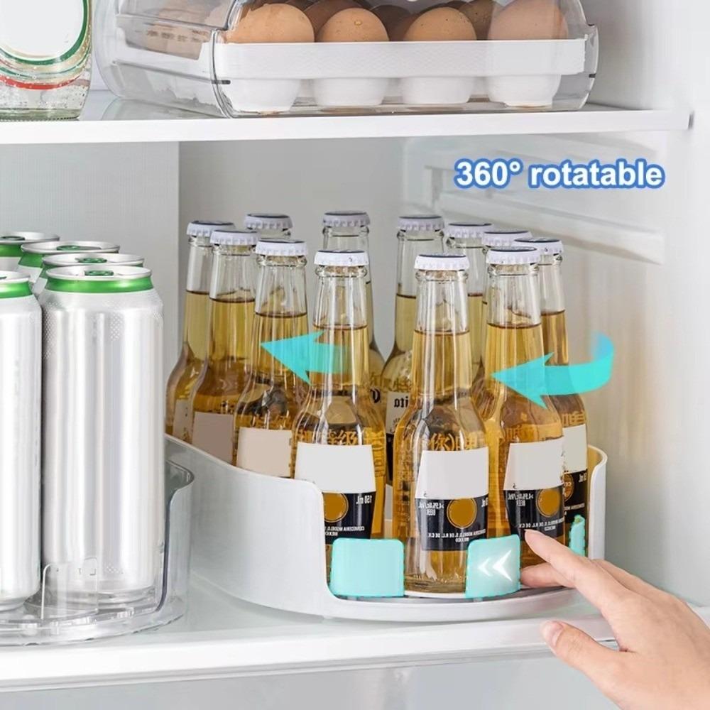 Easily Organize Countertop Organizer Rotating Design Fridge Organizer Bathroom Cabinet