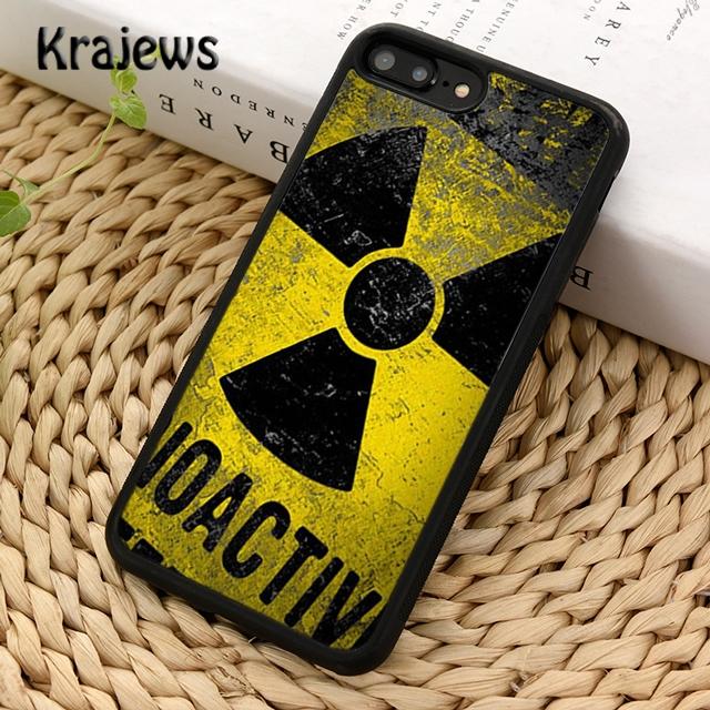 Радиоактивный предупреждающий знак Чехол для телефона Для iPhone 16 15 14 plus XS XR 11 12 mini 13 pro max coque Оболочка Fundas