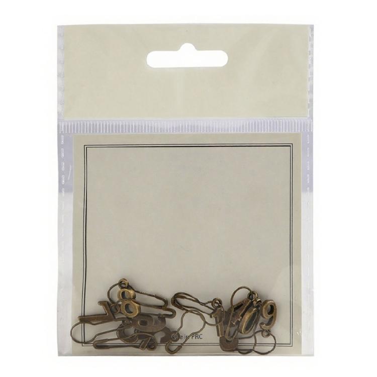 Металлические маркеры для вязания с цифрами для эффективного подсчета петель