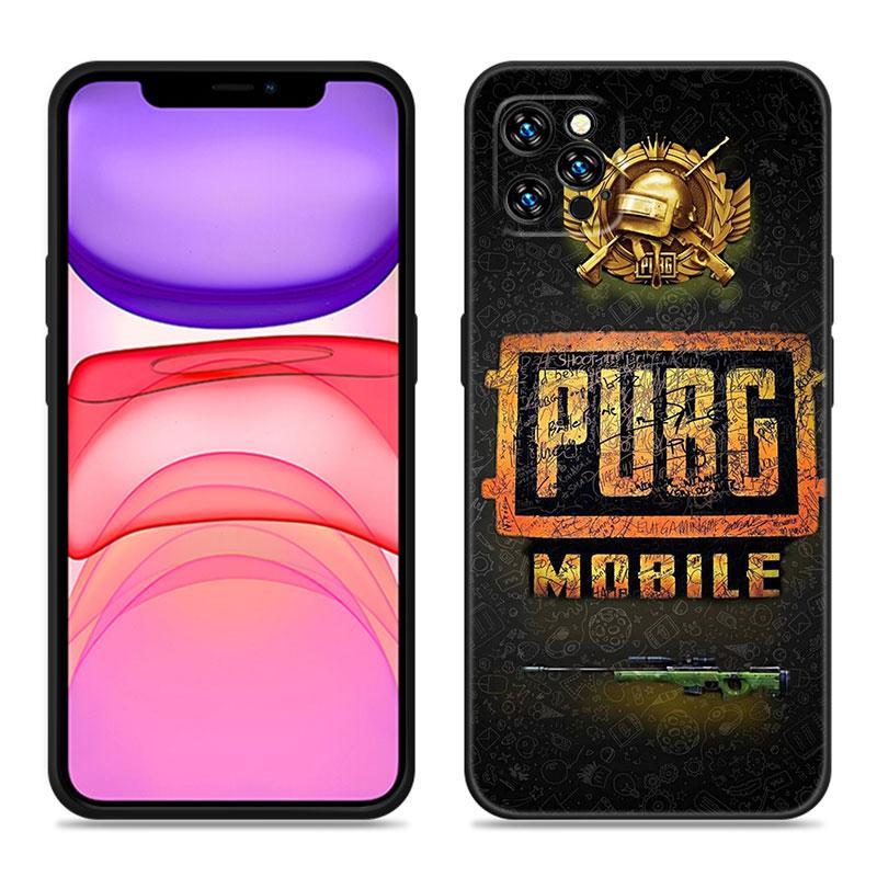 Горячий игровой чехол Pubg для Apple iPhone 12 13 Mini 11 14 15 Pro Max 7 8 Plus X XR XS SE 2020 2022 черный силиконовый чехол
