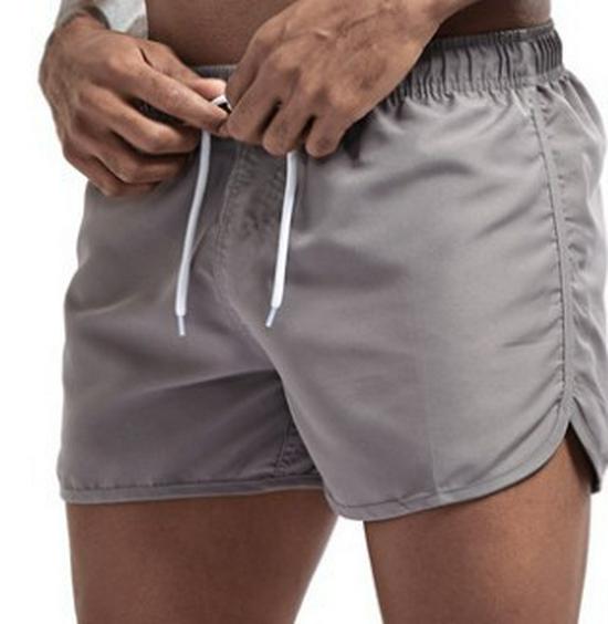 Men's Multi-color Three-quarter Length Beach Shorts - Polyester Fashion Sportswear