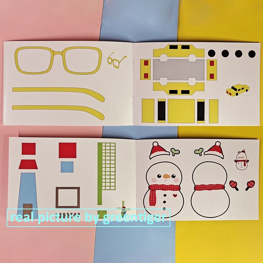 Игрушки Подарки детям 3D ручка Инструмент Шаблон 3D-печать Альбом Бумага Книга Аксессуары Трафареты для рисования