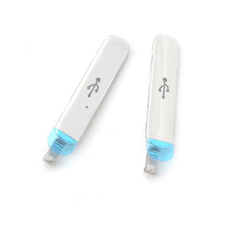 2 шт. Для Galaxy S5 Запасная крышка-заглушка порта USB-зарядки