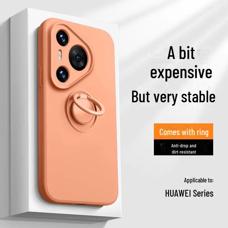 Чехол-держатель из жидкого силикона Huawei Pura70Ultra для Mate60Pro