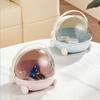 Cute Baby Cradle Shape Desktop Decor Storage Container Doll Baby Bed Dolls Accessories Multifunctional for Labubu
