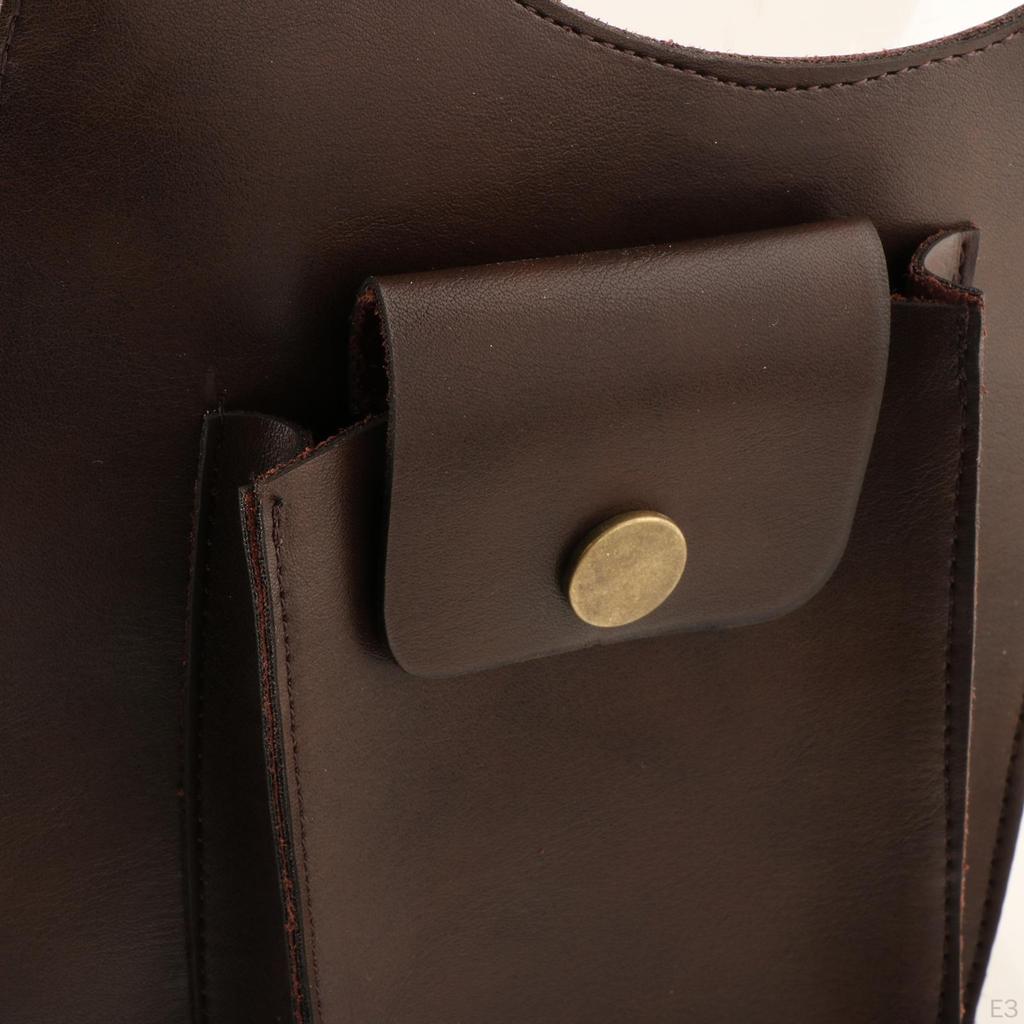 Double Shoulder Armpit Bag Leisure Pockets for Men Medieval Outdoor Activities