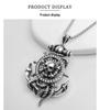Готический кулон-череп Xiewei'er: Панк Хип-Хоп Нишевое Ожерелье