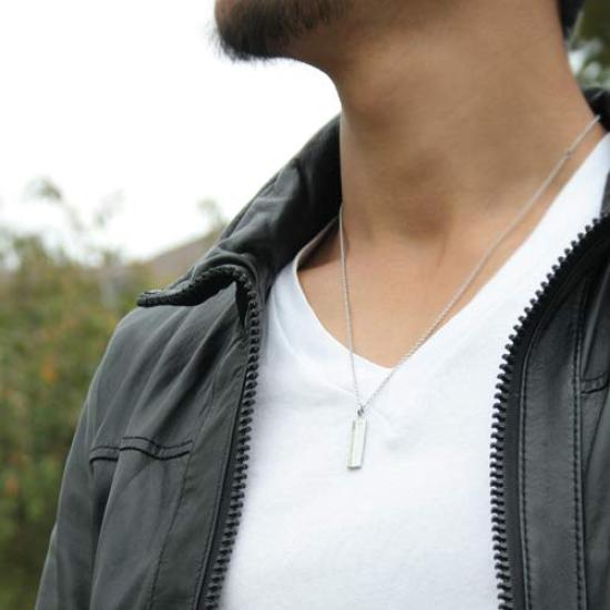 Сообщение Diamond Shell Plate нержавеющая сталь пара черный 4SUP002WH 4SUP002BK [Белый клевер] ожерелье/белый & &