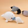 Simulation Sea Animal Plush Toy Kiss Models Pull String Plush Dolphin Shark Doll  Birthday Gift