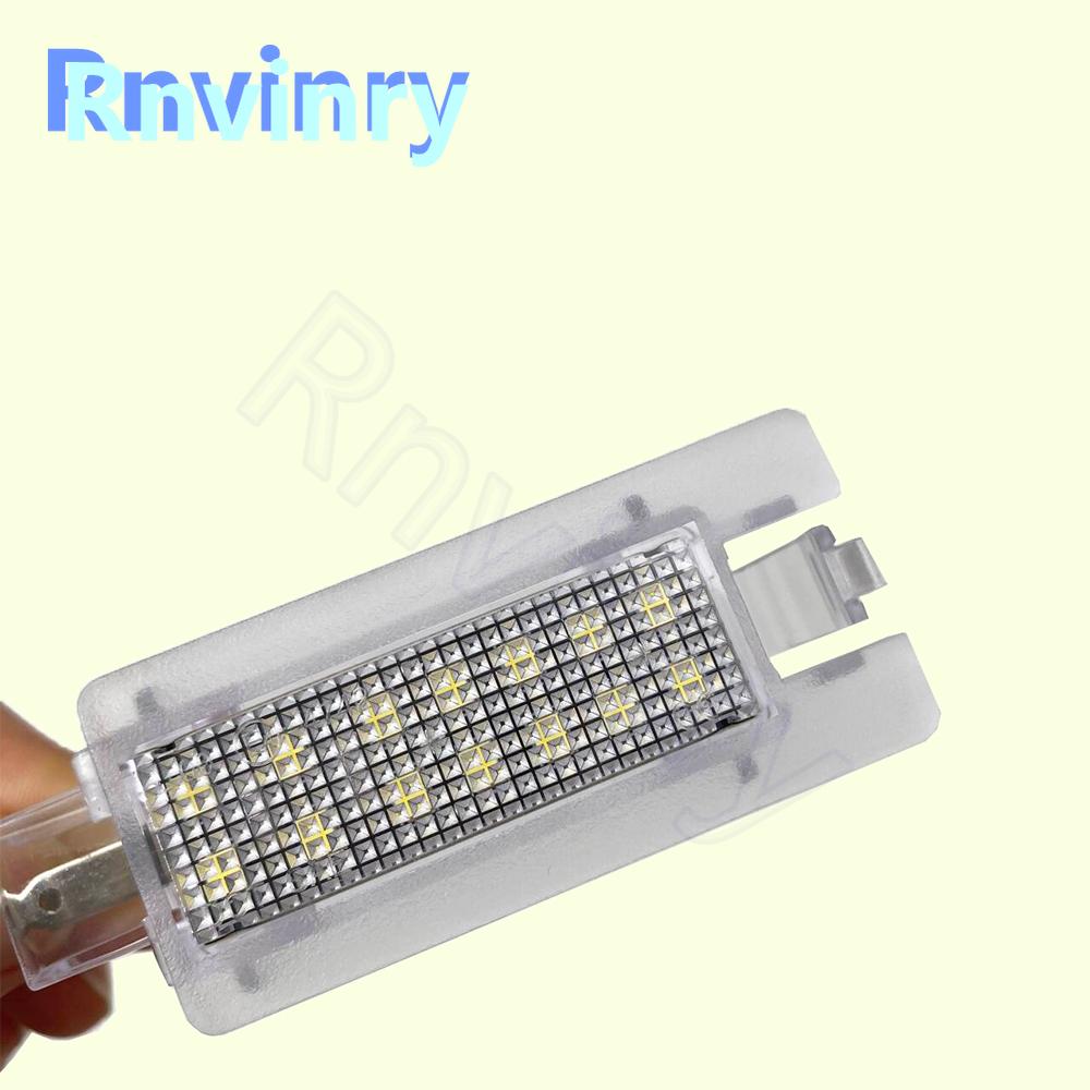 1 пара для Renault Megane I 1996-2003, Megane Scenic 1997-1999, Scenic I 1999-2003, белые светодиодные фонари подсветки номерного знака