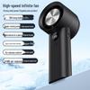 Новый ручной вентилятор без лопастей с 199 скоростями, USB-перезарядкой и цифровым дисплеем