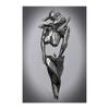 Romantic Abstract Metal Figure Statue Wall Art Canvas Painting Modern Living Room Interior Home Decoration Wall Painting Poster