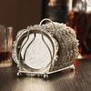 7 Pcs/set Carved European Decor Racks Plated Metal Cake Tray Classical Patterned Cup Mat  Cocktail