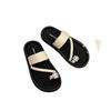 French One-word with Pinch Cover Toe Girl Wear In the Summer of 2024 New Thick-bottomed Fashion Versatile Lazy Cool Slippers