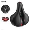 Safety Warning Road Mountain Comfortable Seat Hollow Bike Saddle MTB Bicycle Shock Absorbing